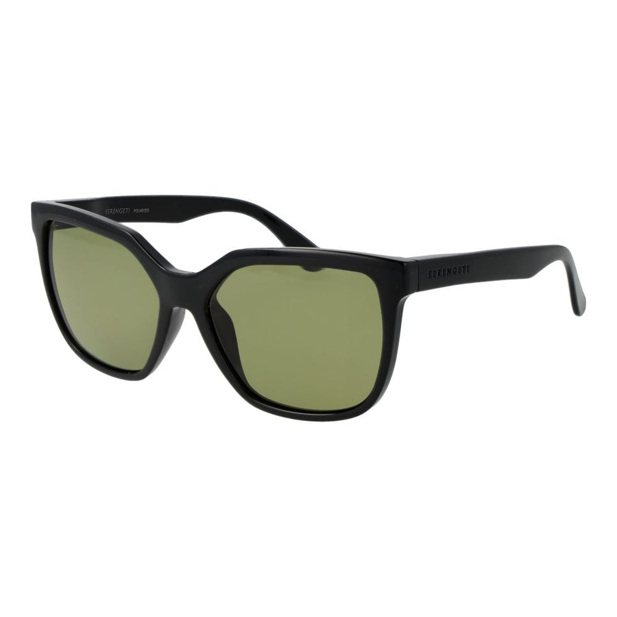 Serengeti Schwarze Sonnenbrille aus Kunststoff