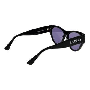 Replay Schwarze Sonnenbrille aus Kunststoff