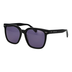 Replay Schwarze Sonnenbrille aus Kunststoff
