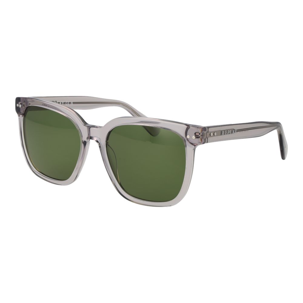 Replay Graue Sonnenbrille aus Kunststoff