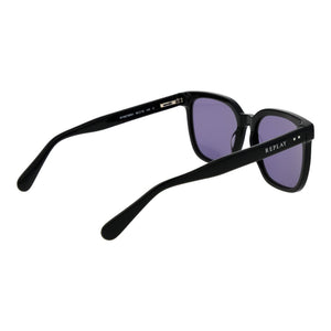 Replay Schwarze Sonnenbrille aus Kunststoff