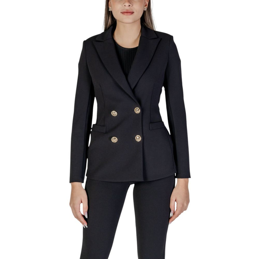 Rinascimento Schwarzer Blazer aus Polyester