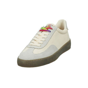 Scotch & Soda Weiße Sneaker aus Leinen, Low-Top