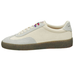 Scotch & Soda Weiße Sneaker aus Leinen, Low-Top