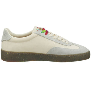 Scotch & Soda Weiße Sneaker aus Leinen, Low-Top
