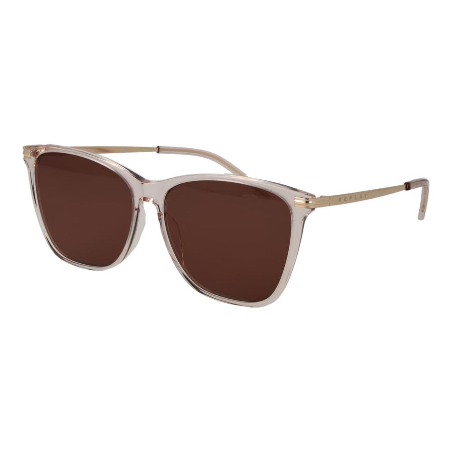 Replay Beige Kunststoff-Sonnenbrille