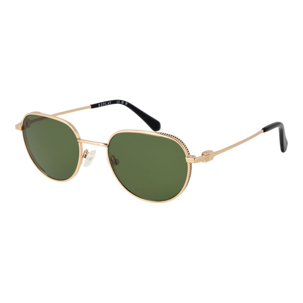 Replay Sonnenbrille aus Goldmetall