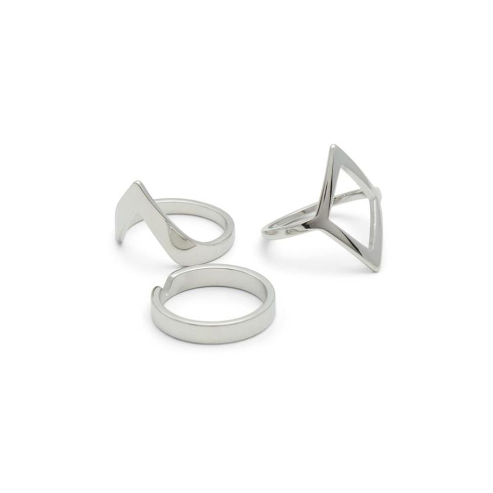 ALDO Silberner Elastan-Ring