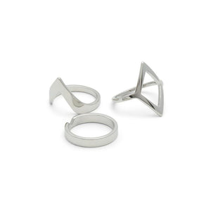 ALDO Silberner Elastan-Ring