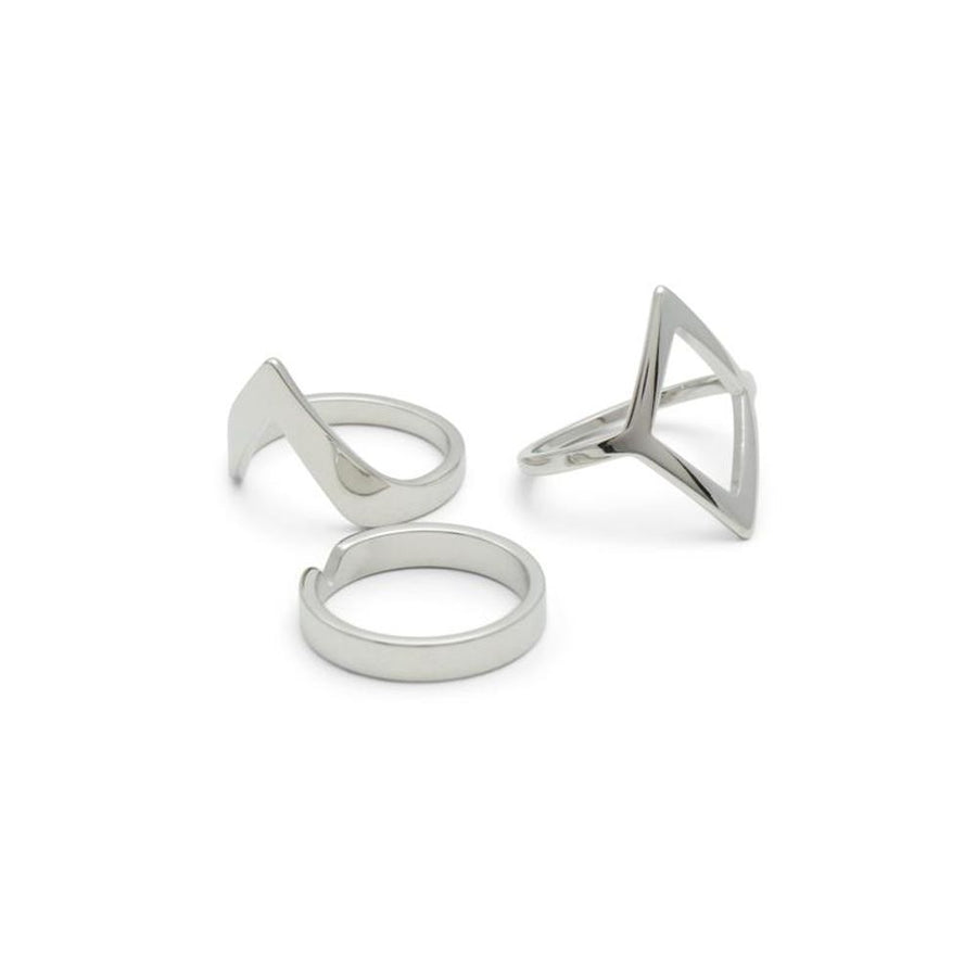 ALDO Silberner Elastan-Ring