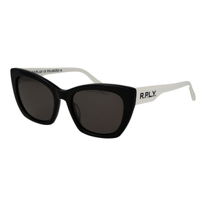 Replay Schwarze Sonnenbrille aus Kunststoff