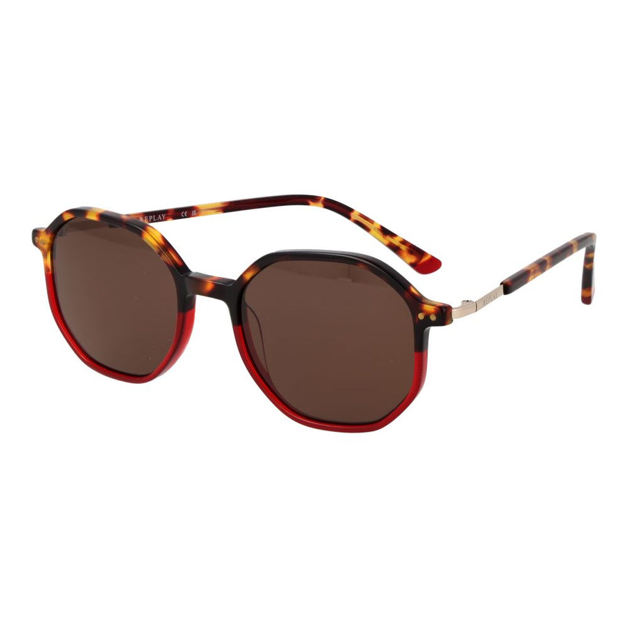 Replay Braune Sonnenbrille aus Kunststoff