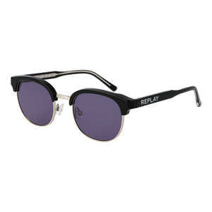 Replay Schwarze Sonnenbrille aus Metall