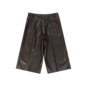BLANCA VITA Braune Bermuda-Shorts aus Polyethylen