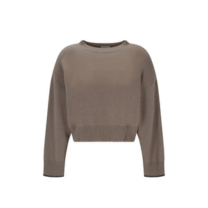 Brunello Cucinelli Beiger Kaschmirpullover