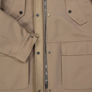 Brunello Cucinelli Brauner Parka aus Polyester