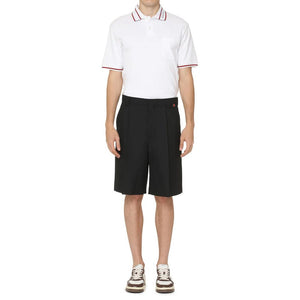 Gucci Schwarze Bermuda-Shorts aus Polyester