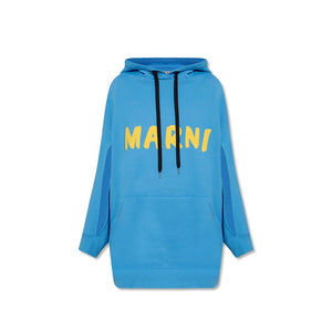 Marni Blauer Baumwoll-Sweatshirt