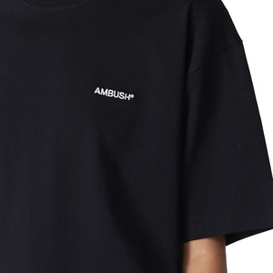 Ambush Schwarzes Baumwoll-T-Shirt
