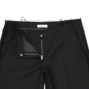 Dondup Schwarze Bermuda-Shorts aus reiner Schurwolle