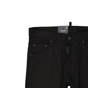 Dsquared² Schwarze Baumwolljeans Denim