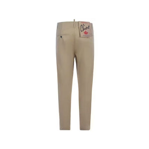 Dsquared² Beige Baumwoll-Chino-Hose