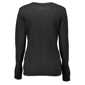 U.S. POLO ASSN. Schwarzer Baumwoll-Sweatshirt