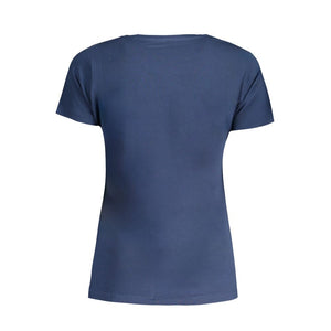 Pepe Jeans Blaues Baumwoll-T-Shirt für Damen