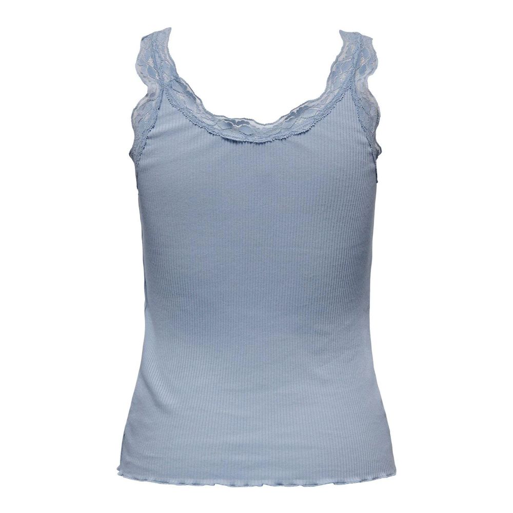 Only Blaue Baumwoll-Tanktops