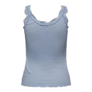 Only Blaue Baumwoll-Tanktops