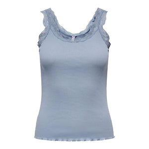 Only Blaue Baumwoll-Tanktops