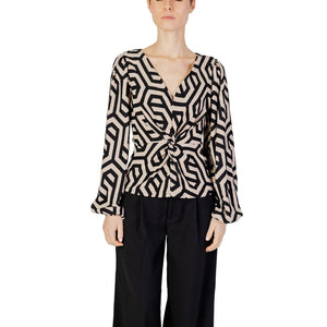 Jacqueline De Yong Beige Polyester Bluse
