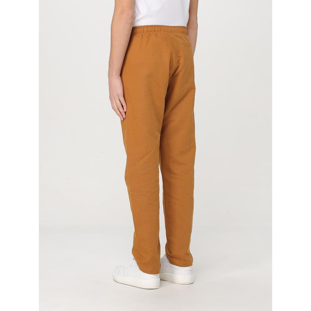 Colmar Braune Hose aus Baumwolle und Leinen