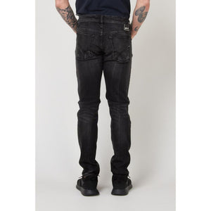 Gas Schwarze Baumwoll-Jeans im Slim Fit