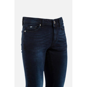 Gas Blaue Baumwoll-Jeans im Slim Fit