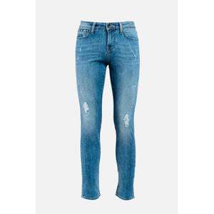 Gas Blaue Baumwolljeans Denim