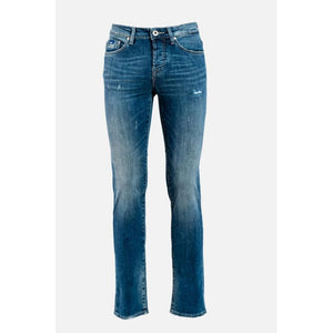 Gas Blaue Baumwolljeans Denim