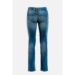 Gas Blaue Baumwolljeans Denim
