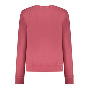 Guess Jeans Rotes Baumwoll-Sweatshirt für Damen