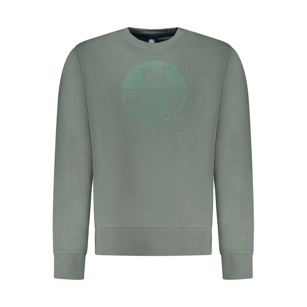 North Sails Verde Baumwoll-Sweatshirt für Herren