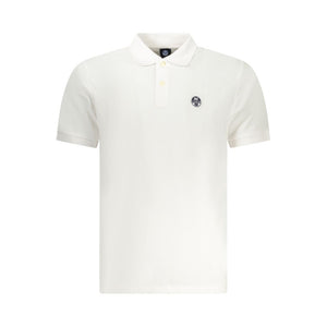 North Sails Weißes Herren-Poloshirt aus Baumwolle