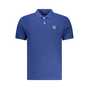 North Sails "Blauer Baumwoll-Herrenpoloshirt"