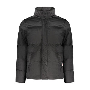 Rifle Schwarze Herrenjacke aus Polyester