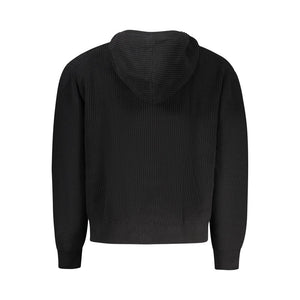 Guess Jeans Schwarzer Herren-Cardigan aus Bio-Baumwolle