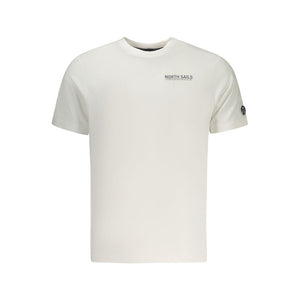North Sails Weißes Baumwoll-T-Shirt für Herren