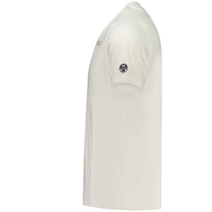 North Sails Weißes Baumwoll-T-Shirt für Herren