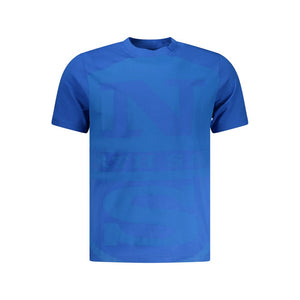 North Sails Blu Baumwoll-T-Shirt für Herren