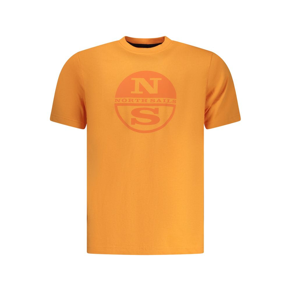 North Sails Arancione Baumwoll-T-Shirt für Herren