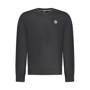 North Sails Schwarzer Baumwoll-Herren-Sweatshirt