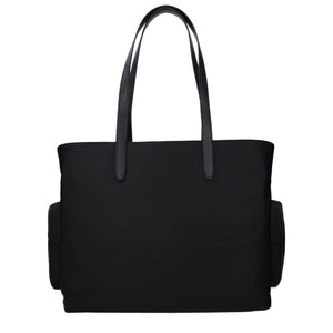 Michael Kors Schwarze Stoffhandtasche